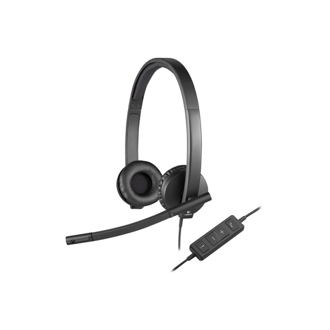 Logitech H570e Wired USB Stereo Headset in Qatar Logitech H570e Wired USB Stereo Headset in Qatar